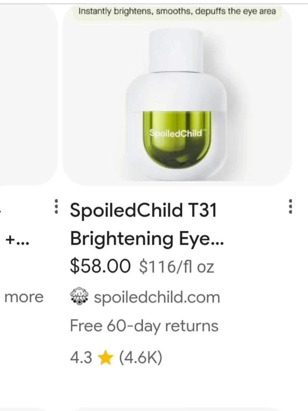 Spoiled Child T31 Eye Cream,M28 Microsculpt & Derma Roller NWT